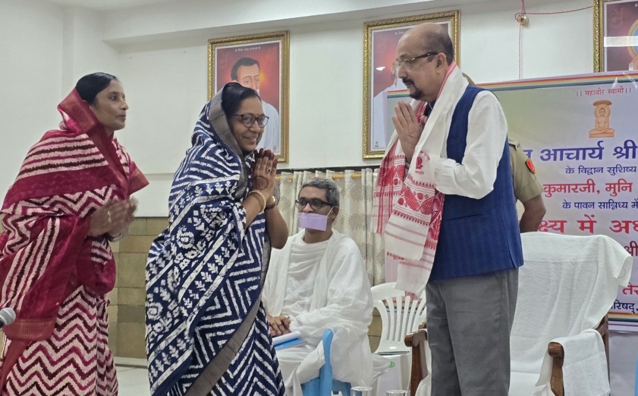 CG : तेरापंथ धर्मस्थल, गुवाहाटी में जैन श्वेताम्बर तेरापंथी सभा द्वारा आयोजित कार्यक्रम में सम्मिलित हुए…