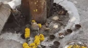 राजधानी भोपाल में शिवलिंग चुरा ले गए बदमाश
