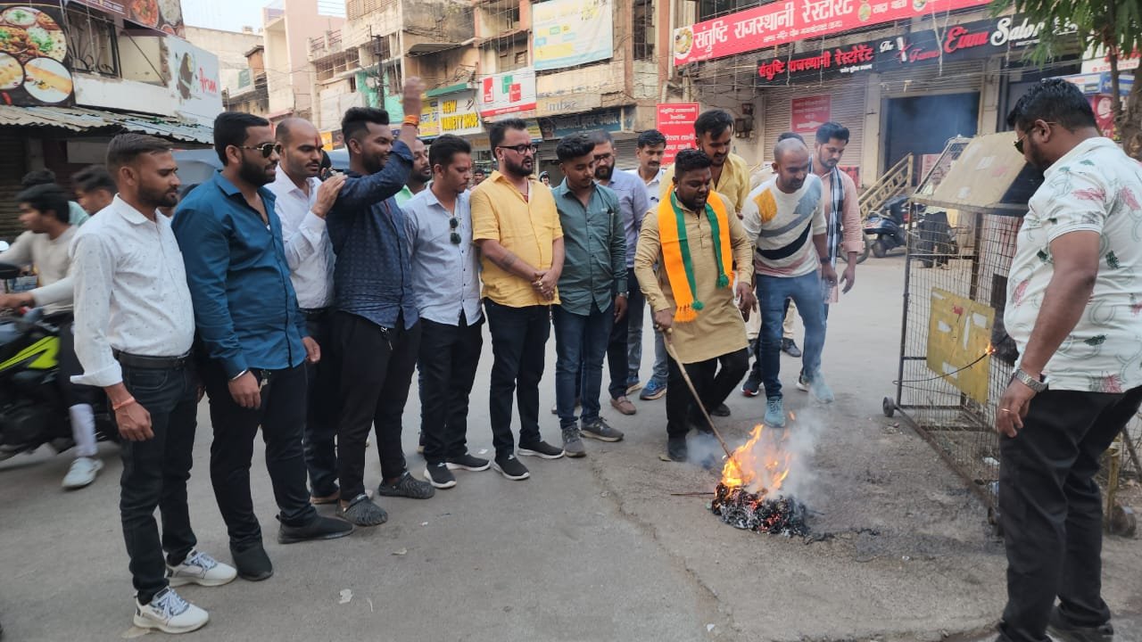 राजनांदगांव : प्रदेश के शालीन वातावरण को दूषित करने का कुतर्क कर रही कांग्रेस- भाजयुमो