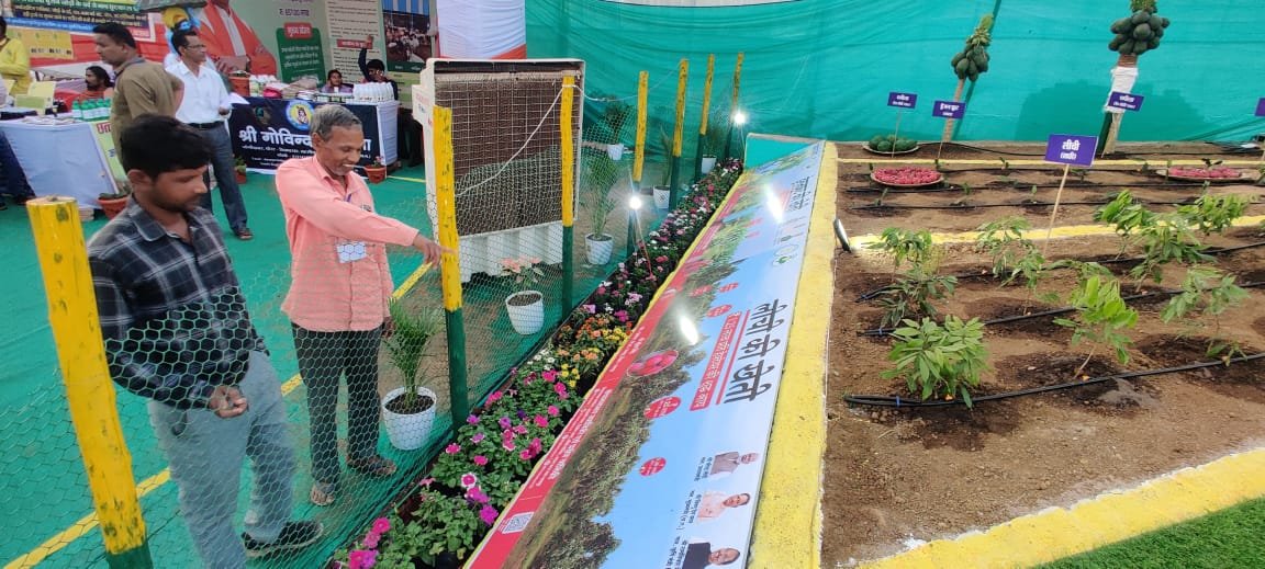 CG : छत्तीसगढ़ राज्योत्सव में संचालनालय उद्यानिकी द्वारा तैयार बागवानी का आकर्षक जीवंत प्रदर्शन