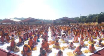 Gita Jayanti: भोपाल में गीता पाठ का बन वर्ल्ड रिकॉर्ड, 3721 आचार्य और बटुक हुए शामिल