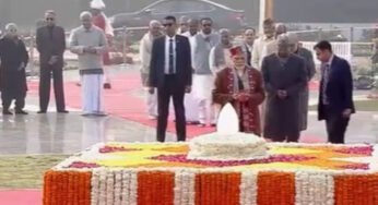 PM मोदी, शाह, आंध्र CM नायडू ने’सदैव अटल’ स्मारक पहुंचकर दी पूर्व प्रधानमंत्री को श्रद्धांजलि