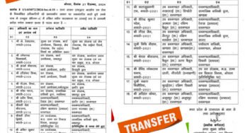 MP में 18 आईएफएस और 11 एसएफएस अधिकारियों का ट्रांसफर, देखें लिस्ट