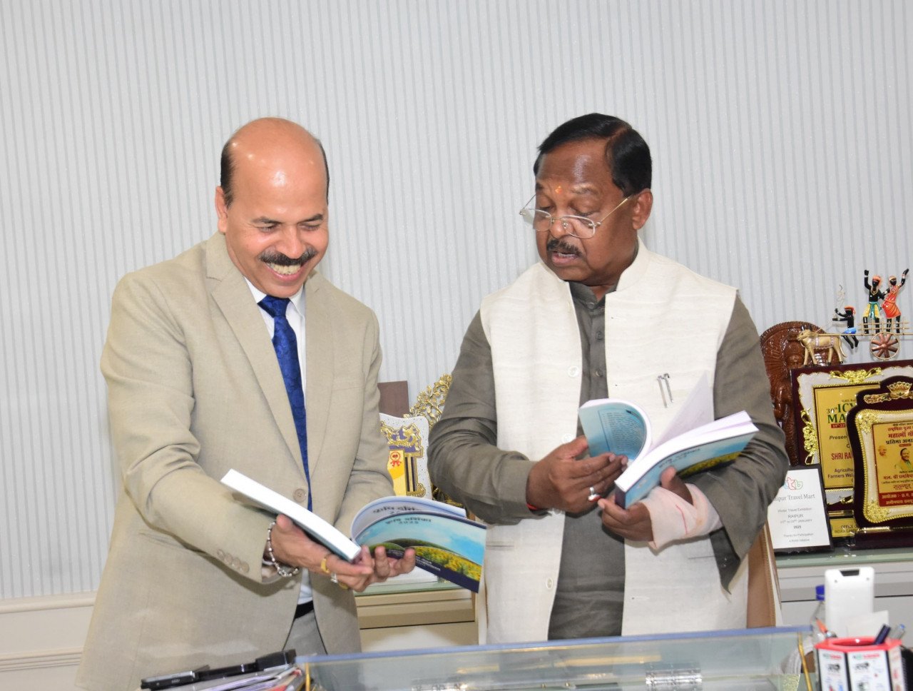 CG : किसानों के लिए उपयोगी है कृषि दर्शिका: कृषि मंत्री नेताम