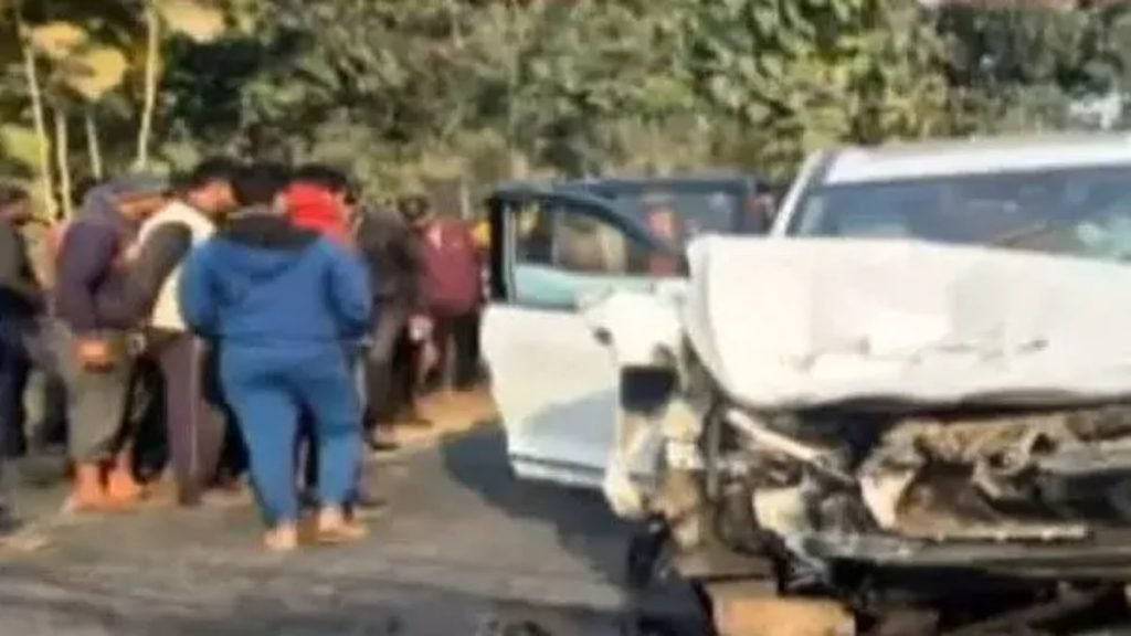 छत्तीसगढ़ के विधायक इंद्र साव का एक्सीडेंट… 
