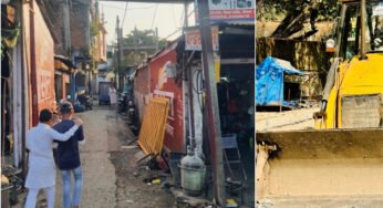 मोतीनगर बस्ती के अतिक्रमण को अब प्रशासन ग्लोबल इनवेस्टर्स समिट के बाद हटायेगा