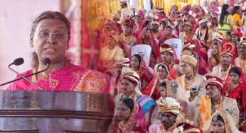 सामाजिक समरसता बढ़ाने के लिए संत समाज हरसंभव प्रयास करे : राष्ट्रपति श्रीमती मुर्मु