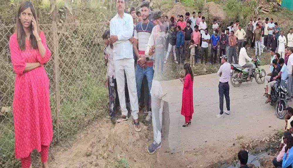 सीहोर में खनिज अधिकारी ग्रामीणों के बीच फंसी, खड़ी पनडुब्बी पर कार्रवाई को लेकर हो गई फजीहत