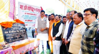 खाद्य मंत्री राजपूत ने किया विभिन्न विकास कार्यों का भूमि-पूजन