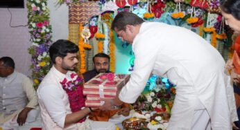 पूर्व सीएम शिवराज सिंह के घर शुरू हुई शादी की रस्में, लगुन पढ़ने की तस्वीरें आई सामने
