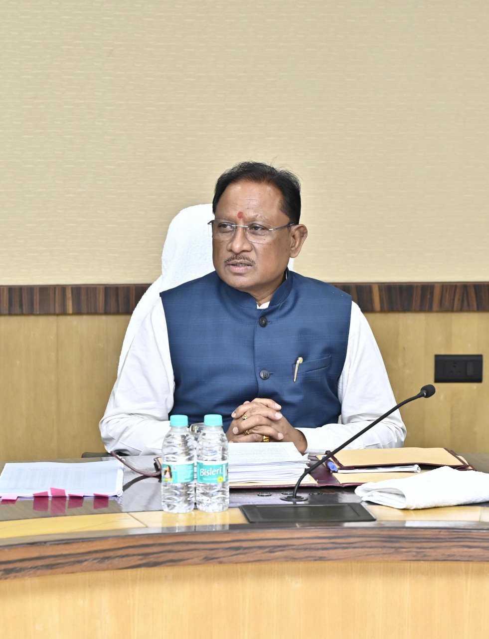 CG : मुख्यमंत्री विष्णु देव साय की अध्यक्षता में मंत्रालय, महानदी भवन में कैबिनेट की बैठक शुरू