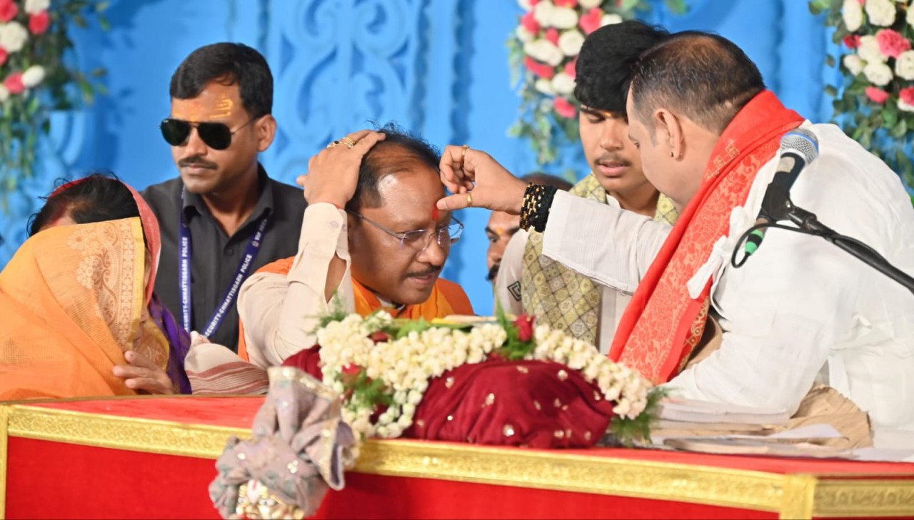 CG : हम सबका परम सौभाग्य है कि मायाली में पूज्य पंडित प्रदीप मिश्रा जी के श्रीमुख से शिव महापुराण कथा का हो रहा वाचन — मुख्यमंत्री विष्णुदेव साय