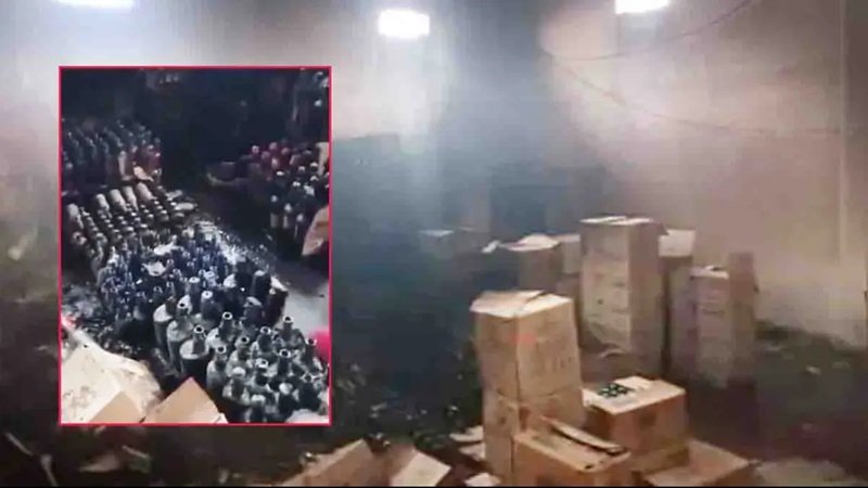 CG : शराब दुकान में लगी आग, लाखों की मदिरा नष्ट…