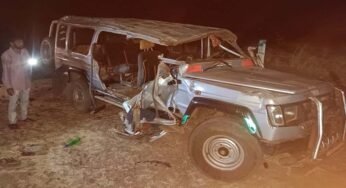 झाबुआ में सवारी वाहन पलटा, 4 की मौत,7 घायल, 2 की हालत गंभीर, दाहोद रेफर