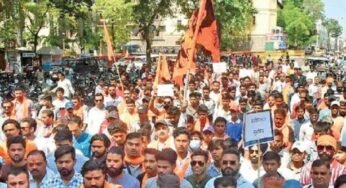 इंदौर में पाकिस्तान और रॉबर्ट वाड्रा के डस्टबिन बनाकर ‘थू-थू’ अभियान चलाया गया