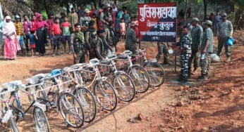 CG : मुफ्त साइकिल सेवा, ग्रामीणों के लिए पुलिस और ITBP की पहल