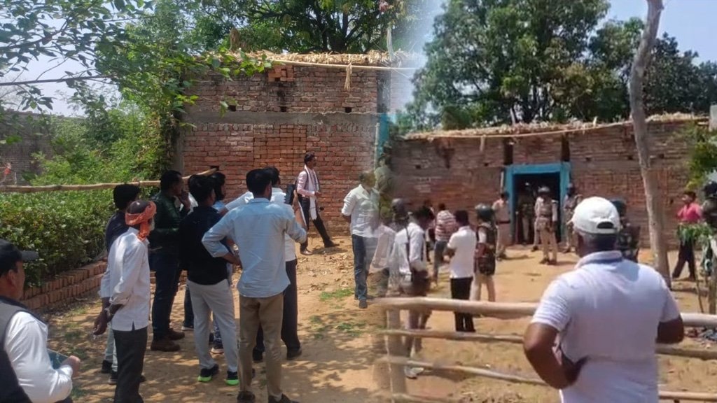 मऊगंज में घर के अंदर मिली पिता और दो बच्चों की लाशें, इसी गांव में पुलिस पर हुआ था हमला