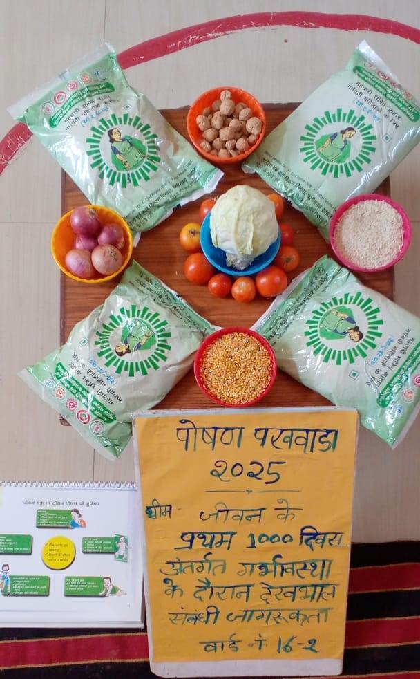राजनांदगांव : जिले में पोषण पखवाड़ा का हो रहा आयोजन