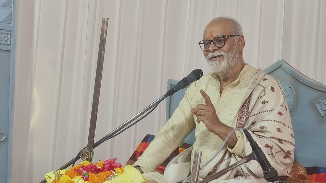 राजनांदगांव : कर्म कभी किसी को नहीं छोड़ता -शास्त्री ईश्वरचंद जी