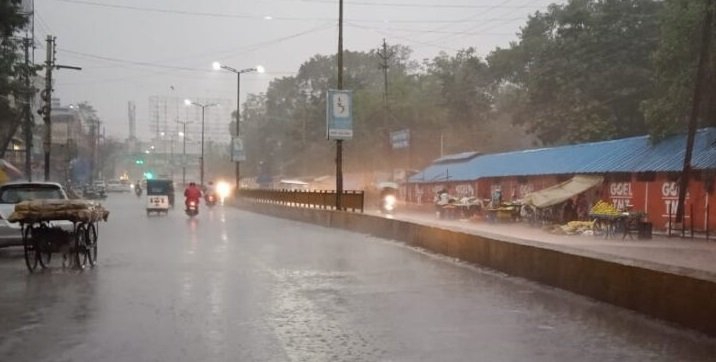 छत्तीसगढ़ में अब तक 106.3 मि.मी. औसत वर्षा