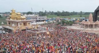 कुबेरेश्वरधाम में गुरु पूर्णिमा महोत्सव के तहत गुरु दीक्षा और प्रवचन का आयोजन , श्रद्धालुओं को दी जा रही गुरु दीक्षा, नुक्ती का लगाएंगे भोग
