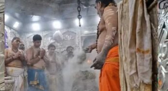 उज्जैन में सावन के पहले सोमवार पर उमड़े श्रद्धालु, महाकाल मंदिर की सुरक्षा बढ़ी