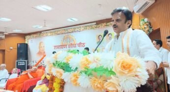 आध्यात्म, धर्म और संस्कृति के साथ विकास वरदान बनता है – उप मुख्यमंत्री शुक्ल