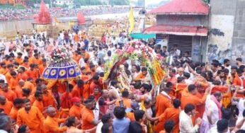 आज एकादशी के शुभ अवसर पर उज्जैन में बाबा महाकाल की दूसरी सवारी धूमधाम से निकल रही