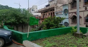 हमीदिया हॉस्पिटल में अतिक्रमण का मामला मुख्यमंत्री तक पहुंचा, हरा रंग पोत कर लगाये धार्मिक झंडे