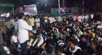 हरदा में करणी सेना का प्रदर्शन उग्र, पुलिस ने आंसू गैस और वाटर कैनन से किया कंट्रोल
