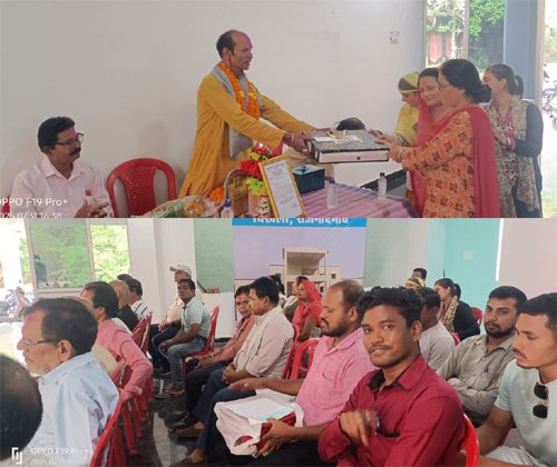राजनांदगांव : शासकीय मुद्रणालय के वरिष्ठ कर्मचारी जयशंकर श्रीवास्तव सेवानिवृत्त, साथियों ने दी स्नेहिल विदाई
