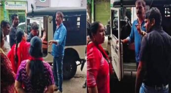 भोपाल के जोन-8 में गंदगी पर स्पॉट फाइन को लेकर एएचओ रवींद्र यादव और महिला कांग्रेस अध्यक्ष संतोष कसाना में बहस