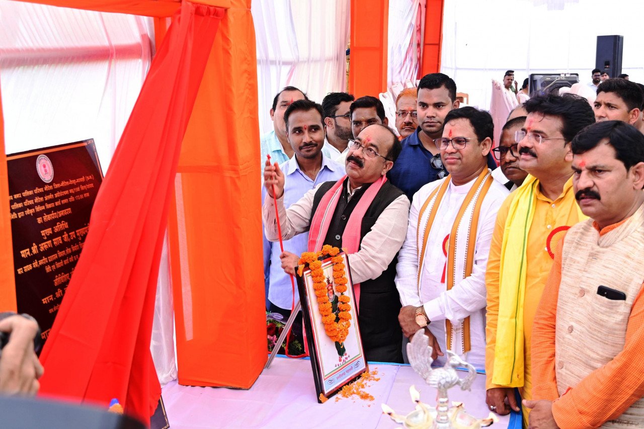 CG : उप मुख्यमंत्री अरुण साव ने 4.09 करोड़ के विकास कार्यों का किया लोकार्पण-भूमिपूजन.