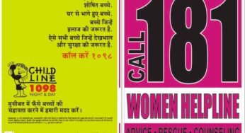 जरूरतमंद महिलाओं और बच्चों के लिए हैल्पलाइन 181 और 1098 बनी संबल