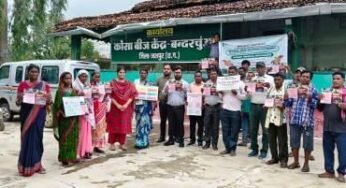 CG : बोडाटोंगरी और बंदरचुआं में तसर पालन के संबंध हुआ प्रशिक्षण…