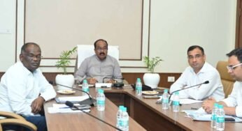 रायपुर : केन्द्रीय आवास और शहरी कार्य मंत्रालय की ऑनलाइन समीक्षा बैठक में शामिल हुए उप मुख्यमंत्री अरुण साव