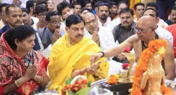 महाकाल मंदिर में पर्जन्य अनुष्ठान, CM मोहन यादव सहित 66 पंडितों ने की पूजा