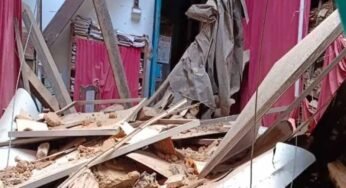 रायपुर कलेक्ट्रेट परिसर में हादसा: छत भरभराकर गिरी, अफरा-तफरी