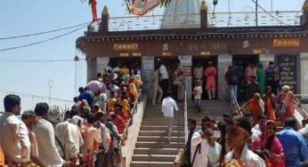 नवरात्र में मां शारदा के दर्शन को उमड़ा भक्तों का सैलाब, अब तक 4 लाख श्रद्धालु पहुंचे मैहर