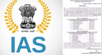 बड़ी खुशी! मध्य प्रदेश के 16 प्रशासनिक अफसरों को मिला IAS अवार्ड, केंद्र ने जारी किया नोटिफिकेशन
