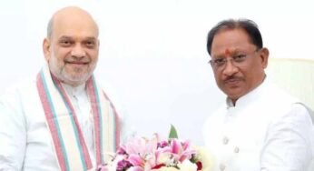 रायपुर : मुख्यमंत्री विष्णु देव साय ने नई दिल्ली में केंद्रीय गृहमंत्री अमित शाह से की सौजन्य भेंट