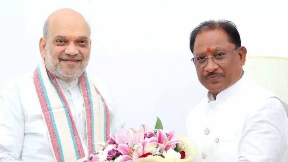 रायपुर : मुख्यमंत्री विष्णु देव साय ने नई दिल्ली में केंद्रीय गृहमंत्री अमित शाह से की सौजन्य भेंट