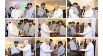 मंत्री अमित शाह ने कर्रेगुट्टालु पहाड़ी पर ‘ऑपरेशन ब्लैक फॉरेस्ट’ को सफलतापूर्वक अंजाम देने वाले सीआरपीएफ, छत्तीसगढ़ पुलिस, डीआरजीऔर कोबरा के जवानों से भेंट की और उन्हें सम्मानित किया