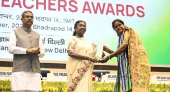 राष्ट्रपति श्रीमती मुर्मु ने प्रदेश के 2 शिक्षकों को प्रदान किया राष्ट्रीय शिक्षक पुरस्कार
