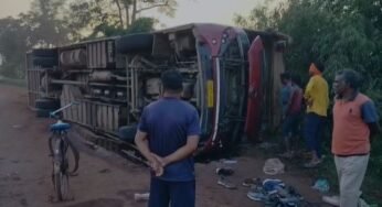 CG : बेकाबू होकर पलटी सीआरपीएफ जवानों से भरी बस, हादसे में 20 से अधिक यात्री घायल, दो की हालत गंभीर