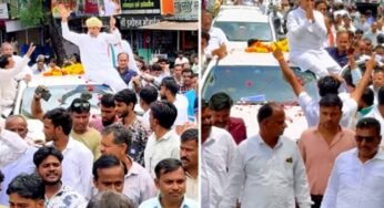 24 घंटे में दूसरी बार हमला: जीतू पटवारी पर बोतल और कंकड़ फेंके गए