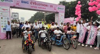 बीएमसी साइक्लोथॉन–25: रायपुर, दुर्ग-भिलाई और राजनांदगांव के साइक्लिंग ग्रुप्स ने कैंसर जागरूकता बढ़ाई