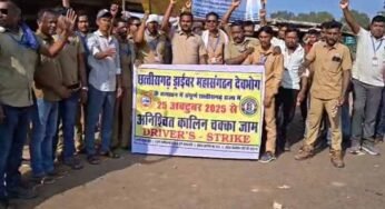 कलेक्टर से चर्चा के बाद छत्तीसगढ़ ड्राइवर महासंघ ने आंदोलन स्थगित किया