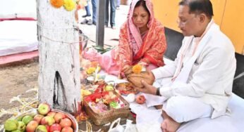 आंवला नवमी पर मुख्यमंत्री ने किया आंवला पूजन, प्रदेश की खुशहाली की कामना की