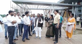 आदिम जाति विकास मंत्री ने आदिवासी स्वतंत्रता संग्राम सेनानियों पर निर्माणाधीन संग्रहालय-सह स्मारक के निर्माण कार्यों का किया निरीक्षण